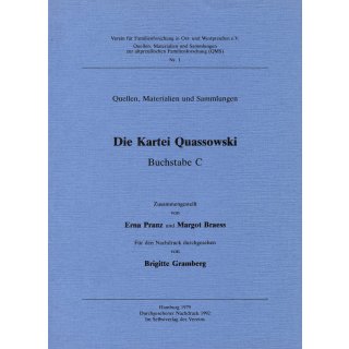 Die Kartei Quassowski - Buchstabe C (Download)
