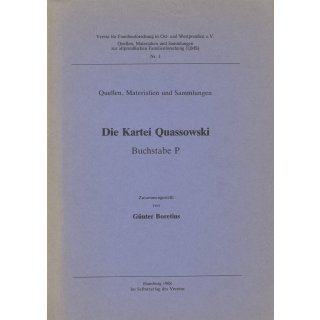 Die Kartei Quassowski - Buchstabe P (Download)