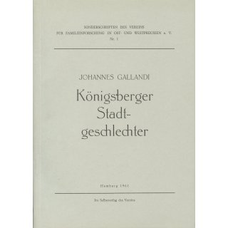 Königsberger Stadtgeschlechter (Download)