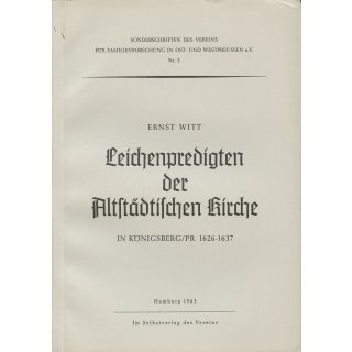 Leichenpredigten der Altst&auml;dtischen Kirche in K&ouml;nigsberg/Pr. 1626-1637 (Download)