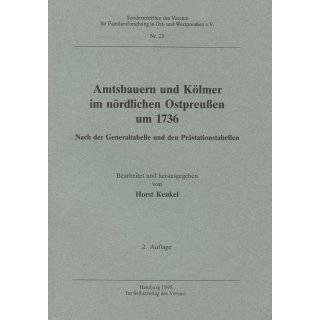 Amtsbauern und Kölmer im nördlichen Ostpreußen um 1736. (Download)