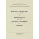 Raths- und B&uuml;rgerbuch (1728-1852) und...