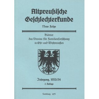 APG-Neue Folge, Band 1, (1.u 2. Jhg (1953/54))