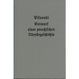 Entwurf einer preußischen Literärgeschichte (Königsberg 1886) (Download)