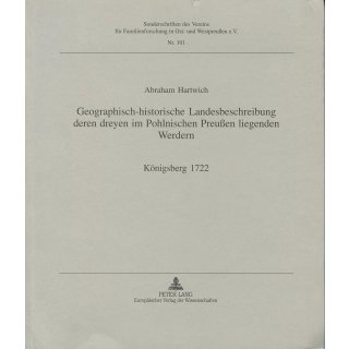 Topographie Danzig, Elbing, Marienwerder 1722 (Download)