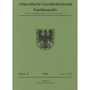 APG-Familienarchiv, Band 12 (1988) (Buch)