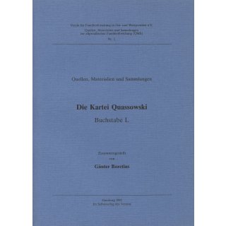 Die Kartei Quassowski - Buchstabe L