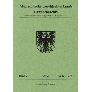 APG-Familienarchiv, Band 24 (2002) (Download)
