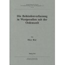 Behördenverfassung in Westpreußen seit der...