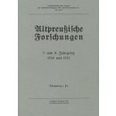 Altpreußische Forschungen. Band  4: 1930 und 1931