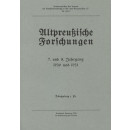 Altpreußische Forschungen. Band  4: 1930 und 1931...