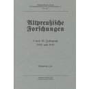 Altpreußische Forschungen. Band  5: 1932 und 1933