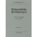 Altpreußische Forschungen. Band  5: 1932 und 1933...