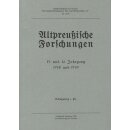 Altpreußische Forschungen. Band  8: 1938 und 1939...