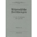 Altpreußische Forschungen. Band  9: 1940 und 1941...