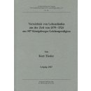 Königsberger Leichenpredigten: Lebensläufe...