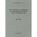 Verzeichnisse der Seminaristen der Lehrerseminare Kl....
