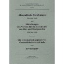 Gesamtverzeichnis Altpreußische Forschungen...