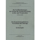 Gesamtverzeichnis Veröffentlichungen des Vereins...