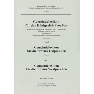 Gemeindelexikon für das Königreich Preußen. 1907/1908 (Antiquariat)