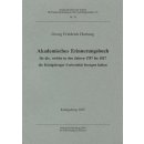 Akademisches Erinnerungsbuch Universität...
