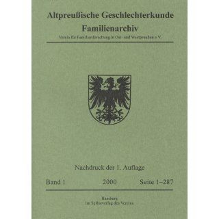 APG-Familienarchiv, Band 1 (1956-65) (Buch)