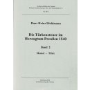 T&uuml;rkensteuer im Herzogtum Preu&szlig;en 1540. Band...