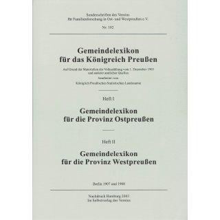 Gemeindelexikon für das Königreich Preußen. 1907/1908 (Buch)