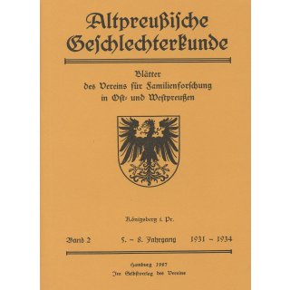 APG Sammelband 2 Jahrgänge 5 bis 8 (1931-1934) (Download)